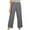 Dark Gray, variant on Sevevn Fashion Women Summer Comfortable Pocket Pants Casual Button Solid Full Length Pant Black XL Spring Tops for Women