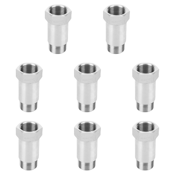 Adaptador Enchufe Acero Inoxidable 304 Extensor Junta Extensión Sensor Oxígeno M18x1.5