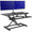 Black, variant on Golyzmt 37" Standing Desk Converter, 2 Tier Height Adjustable Sit Stand up Desk Riser, Black