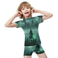 thumbnail image 4 of Hogwarts Legacy Boys Two Piece Rash Guard Swimsuits Kids Short Sleeve Swimwear Sets Bathing Suit, 4 of 7