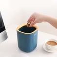 thumbnail image 6 of Mini Desktop Trash Can, Small Plastic Wastebasket for Bedroom, Bathroom, Kitchen, Tabletop, 5"X5"X6" with Removable Garbage Bag Ring, 1* Household Small Trash Can, 6 of 8