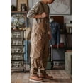 thumbnail image 4 of Sloppy Canvas Overalls with Oversized Pockets Men's Durable Dungarees for Work, 4 of 7