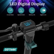 GOTRAX GMAX Electric Scooter for Adults, 10 Honeycamb Tire, Max 42 mile & 20 mph by 500W Motor, Folding Electric Scooter for Commute