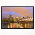 thumbnail image 1 of Design Art Calgary at Night Framed Canvas Art Print, 1 of 5