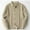 Khaki, variant on Mens Sweatshirt Under $10 Mens Knit Cardigan Sweater Polo Long Sleeve Button Down Sweater Casual Open Front Ribbed Sweater