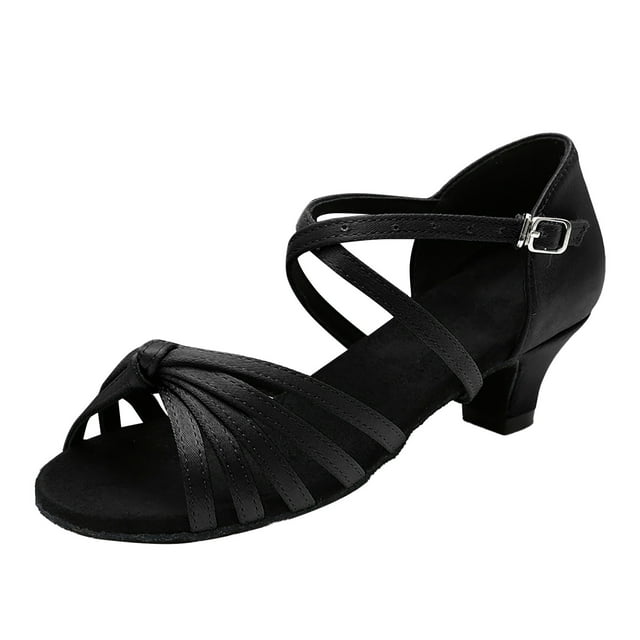 Chaussures de Danse Latine Confortables pour Femmes Semelle Non Souple à la Mode pour Performance et Style Élégants