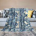 thumbnail image 2 of Orinice Nautical Ropes Theme Warm Lightweight Fleece Blanket for All Seasons - Soft Blanket for Living Rooms Sofa Decor - Cow Gifts Blanket in Multiple Sizes 40x50in, 2 of 6