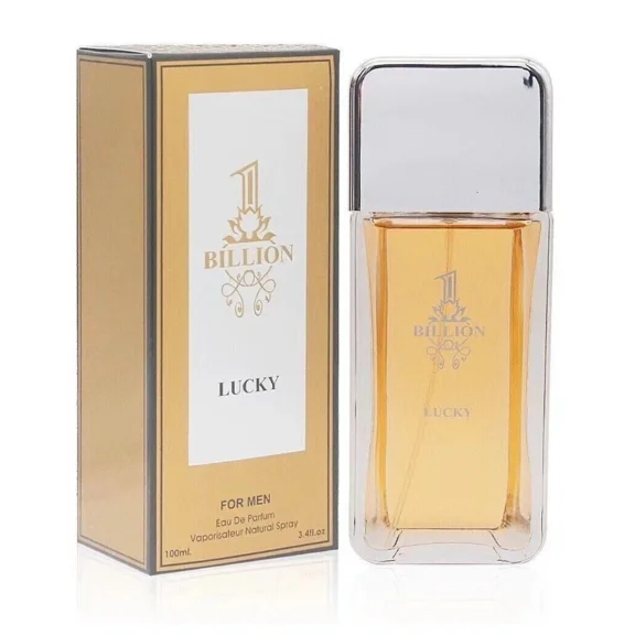 1 Billion Lucky Eau de Parfum Spray for Men, 3.4 fl oz