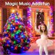 thumbnail image 4 of Decoraciones navideñas, adornos navideños, varita mágica con forma de árbol de Navidad, estrella brillante a rayas rojas y blancas, control remoto para luces de árbol de Navidad, 4 of 6