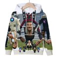 thumbnail image 3 of Sudadera con capucha con estampado 3D de juguete skibidi para hombre y mujer, jersey de moda informal con dibujos animados para niños y niñas, camiseta deportiva popular, 3 of 5