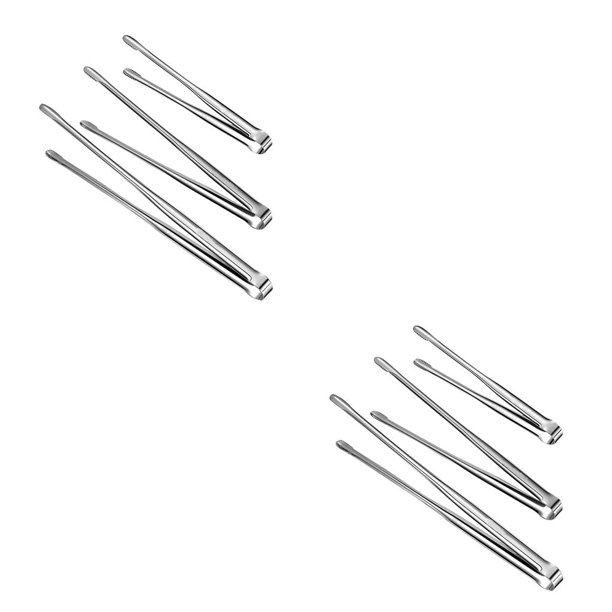 Billuyoard Pinzas para barbacoa, pinza para asar de acero inoxidable, pinzas para servir carne y pan, utensilios de cocina, herramientas para Type6 NO6