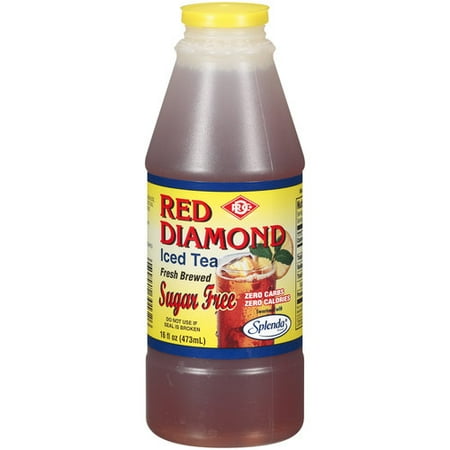 Red Diamond Fresh Brewed Sugar Free Iced Tea, 1 Pint - Walmart.com