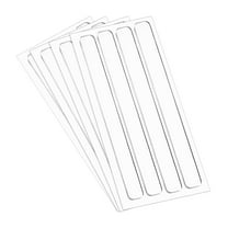 Uxcell 6x0.6x0.08inch Clear Self Adhesive  Bumper Strip for Wall Chair Door Cabinet Car Toilet Lid 16PCS