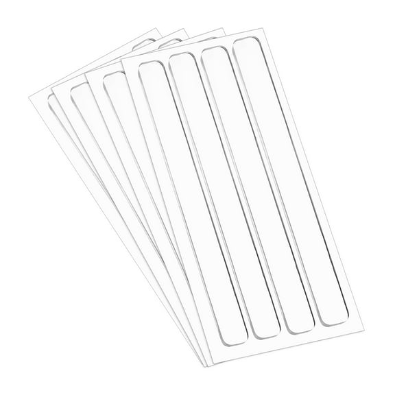 Uxcell 6x0.6x0.08inch Clear Self Adhesive  Bumper Strip for Wall Chair Door Cabinet Car Toilet Lid 16PCS