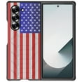 thumbnail image 2 of Case for Samsung Galaxy Z Fold 6, Nakedcellphone Special Ops Rugged Protector Cover [Anti-Fingerprint] for Z Fold6 Phone (SM-F956U, 2024) - USA Flag Design, 2 of 6