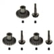 thumbnail image 1 of 3X Juego de Engranajes de Coche con Mando una Distancia de Repuesto para D12 Pickup C24 RC, Accesorio para Coche Negro, 1 of 5