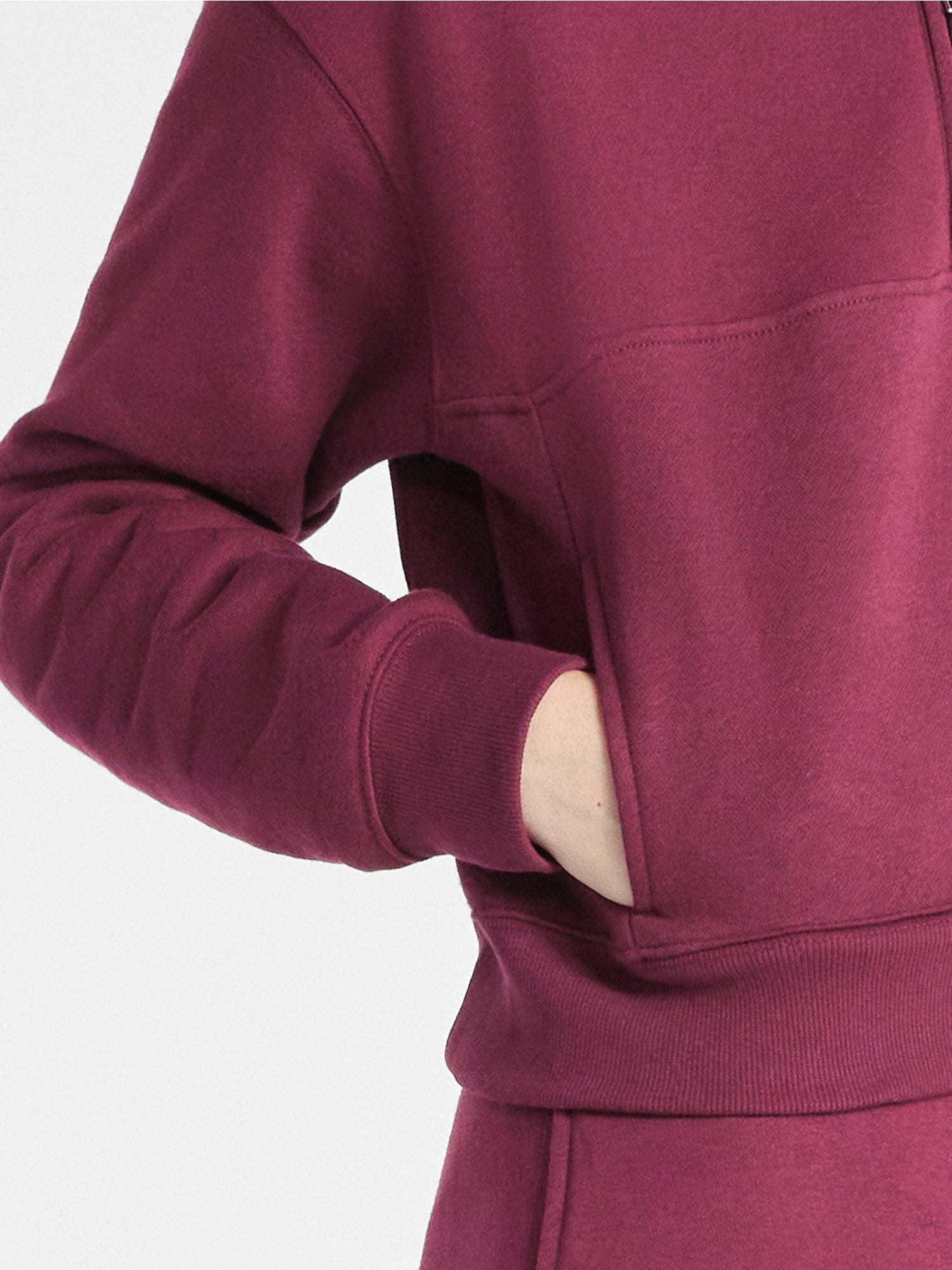 No Boundaries Fleece Half Zip Pullover, Women's