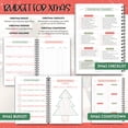thumbnail image 4 of Planner Templatables Lista de verificación para Navidad, color rojo, 4 of 7