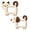C, variant on wutoase 1/2Pcs Cartoon Cat, Wooden Photo Frame, Dog Shape Picture Display Holder Home Office Desktop Decoration Animal Lovers Gift