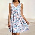 thumbnail image 5 of Stamzod Women'S Dresses Summer Beach Vacation Tank Dress Floral Sleeveless Casual Sundresses 2026 Multicolor Z M, 5 of 8