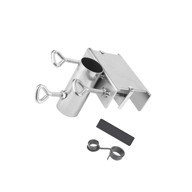 Decodeary Pince pour Parasol de Terrasse Extérieur Universelle Pince de Patio Ajustement Sécuritaire Support Ajustable Assure la Stabilité Pince pour Parasol de Terrasse Grand avec Coussinet Antidérapant