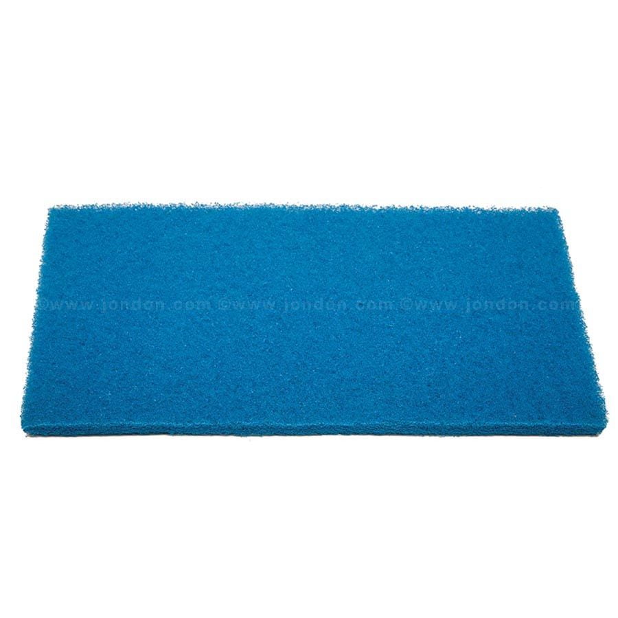 1Pc Square Scrub Light Duty Blue Pad, 14" x 20" (5 PK)