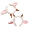 thumbnail image 3 of 2 uds. Adorable diadema con orejas de oveja, banda para el pelo con orejas de oveja imitada, diadema de animales artificiales para fiesta y Cosplay, 3 of 7