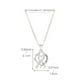 thumbnail image 3 of Collar de Lazo Rosa con Dije de Corazón de Circonita para Concienciar Sobre El Cáncer de Mama | Joyería de Aleación de Plata para Apoyo y Esperanza | Regalo Inspirador para Sobrevivientes y Simpatiza, 3 of 6