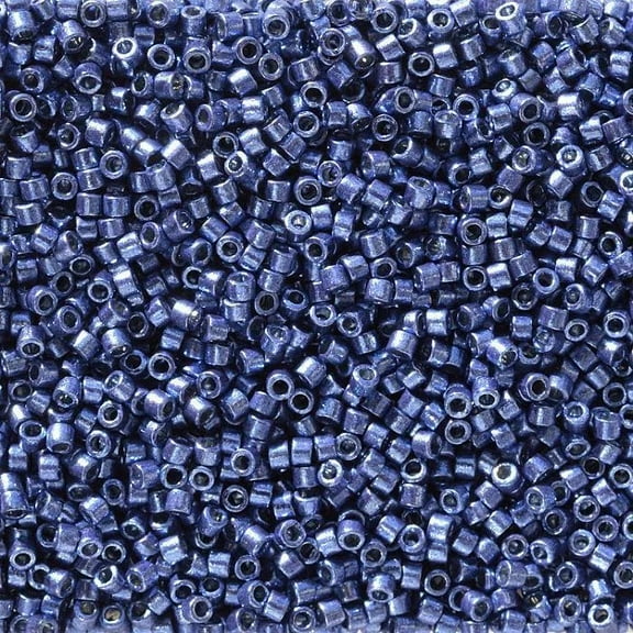 Miyuki Delica Seed Beads DB2517 11/0 Duracoat Galvanized Mermaid Blue 7.2 Grams