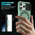 thumbnail image 2 of Dteck Magnetic Ring for iPhone 15 Pro Max Case with Invisible Stand, Compatible with MagSafe, Military Grade Drop Protection Heavy Duty Shockproof Bumper Protective Case,Light Green, 2 of 10