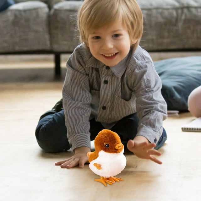 Chicken Toy Funny Wind Up Hopping Jumping Chickens Clockwork Walking Toys For Kids Children Soft Jump Chick Toys *1pcs Clockwork Springy Chattering Style 30pcs 13cm 109252134 Wind Up Teeth Chomping
