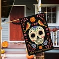 thumbnail image 3 of Sm:)e Dia De Los Muertos Sugar Skull Day of the Dead House Flag 28x40 Inch, 3 of 8
