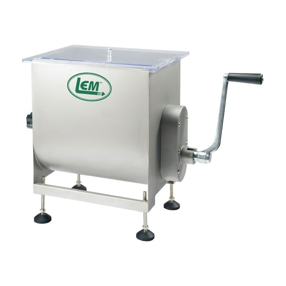 LEM Products 1734 Stainless Steel 50lb 14" x 11" x 14" Meat Mixer