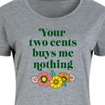 thumbnail image 3 of Instant Message - Two Cents Buys Me Nothing - Women's Any Way Dress, 3 of 7