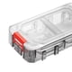 thumbnail image 2 of DQrwqpou Caja Aparejos Pesca Gran Capacidad Caja Herramientas Impermeable Con Tapa Transparente (rojo + Negro), 2 of 4