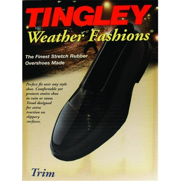 Tingley Rubber Trim Rubber Overshoe Medium Black 1800.M