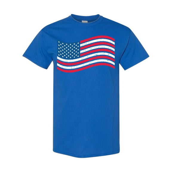 Inktastic Grunge American Flag T-Shirt