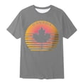 thumbnail image 5 of Chandail Garçon Canada Imprimé Graphique Drapeau Canadien Col Rond Manches Courtes Blouse Garçon T-Shirts Graphiques Fête du Canada Coupe Ample Enfants Fille T-Shirt Col Rond Fête du Canada Imprimé Drapeau Canadien, 5 of 5