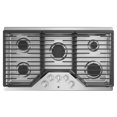 thumbnail image 1 of GE Plaque de Cuisson à Gaz Encastrée 36 Pouces Bord à Bord en Acier Inoxydable - JGP5036SLSS, 1 of 5