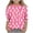 #0062-Hot Pink, variant on Favoffer Toddler Big Kid Boys Girls 3/4 Sleeve Tee Spring Easter Print Casual Crew Neck Versatile Basic Top for Daily School Party Holiday Sizes 3-15Y