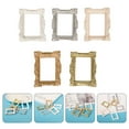 ITSELFER 5pcs Mini House Decorative Photo Frame Model Vivid Micro