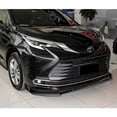 thumbnail image 6 of Stay Tuned Performance Front Bumper Spoiler Lip For 2021-2025 Toyota Sienna LE XLE MP-Style Painted BLACK, 6 of 7