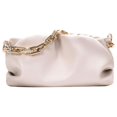 thumbnail image 1 of Women's Chain Bag Cloud Shaped Dumpling Clutch Wallet Pleated Shoulder Handbag Chain Bag, 1 of 5