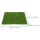 thumbnail image 2 of SHOWERORO 9Ud Césped Artificial Decorativo Verde Para Manualidades Con Simulación PVC, 2 of 7