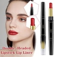 thumbnail image 3 of Double-Headed Lipstick Lip Liner Non Discoloring Lip Pen Matte Makeup Prof M4T5, 3 of 5