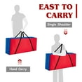 thumbnail image 4 of Costway Jumbo 4-to-Score 4 in A Row Giant Game Set with Stickers for Kids Adults with Storage Carry Bag Pink, 4 of 9
