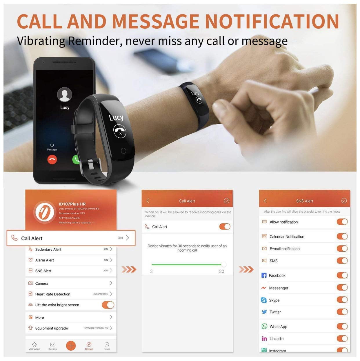 touch screen fitness tracker
