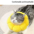 thumbnail image 2 of Yiokii Pets Anti-bite Recovery Collar Suower Soft Ne Cone For Dogs Cats Yellow S8, 2 of 8