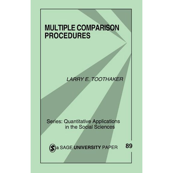 Quantitative Applications in the Social Multiple Comparison Procedures, Book 89, (Paperback)