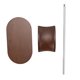 thumbnail image 2 of Soporte De Madera Para Auriculares, Soporte Multiusos Para Auriculares De Nogal, Antideslizante, Curvado Para Juegos, 2 of 7